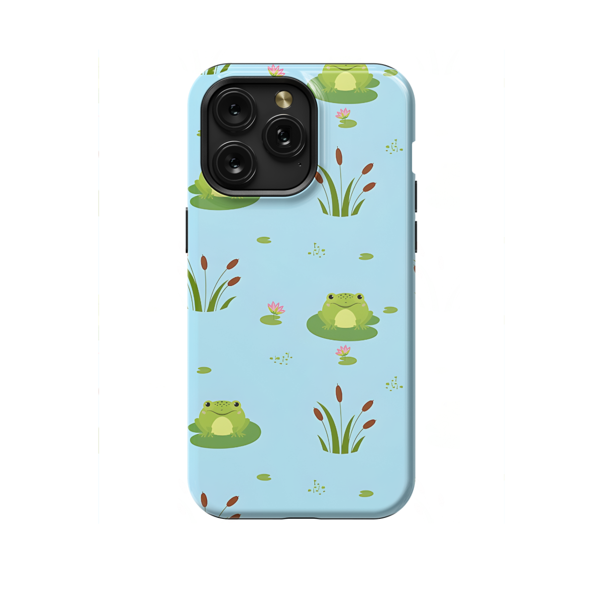 Cute frog Phone Case iPhone Samsung Cover Pixel 1155 - Image 1