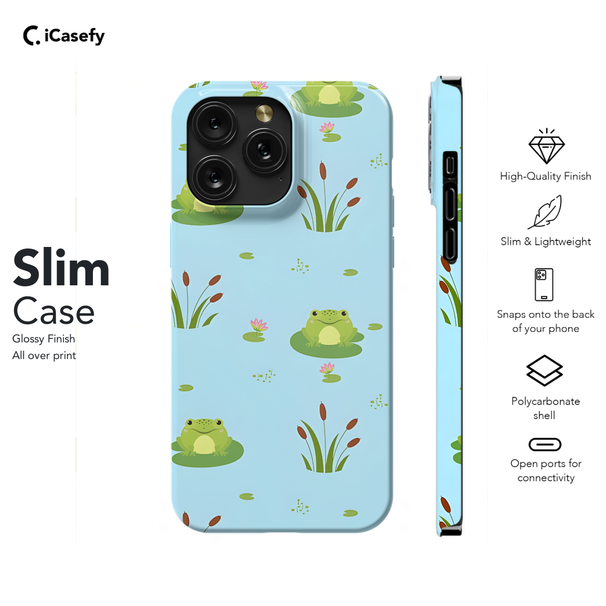 Cute frog Phone Case iPhone Samsung Cover Pixel 1155 - Image 6