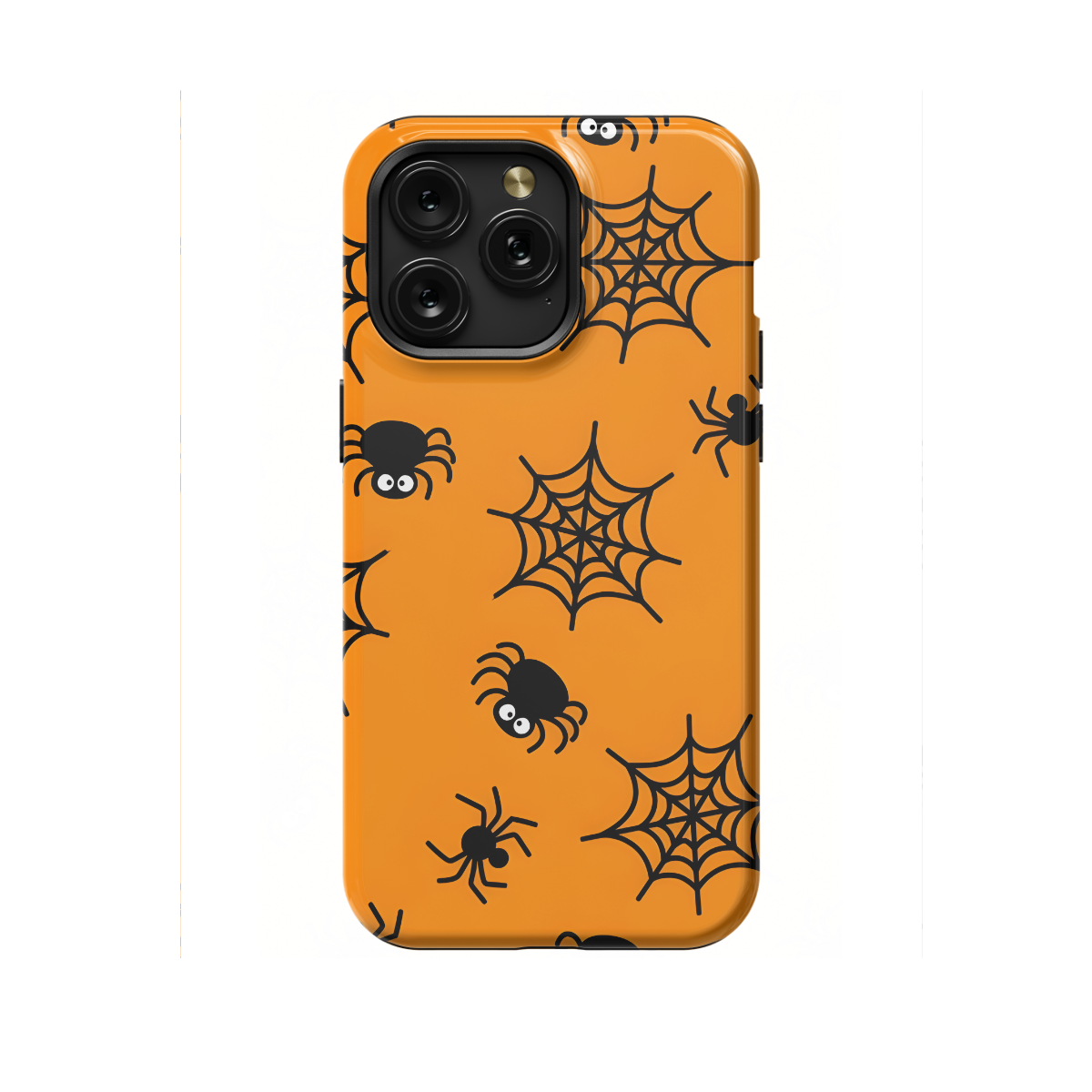 Cute Halloween Spiders Web Phone Case iPhone Samsung Cover Pixel 1277 - Image 1