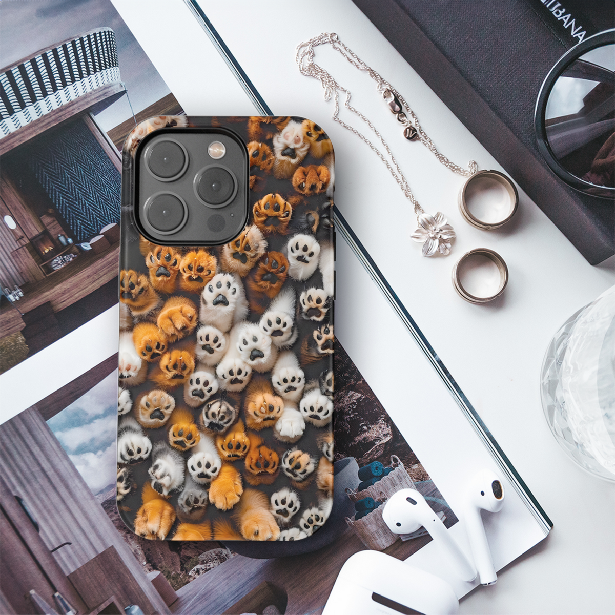 Cute Paws Overload
 Phone Case iPhone Samsung Cover Pixel 4156 - Image 3