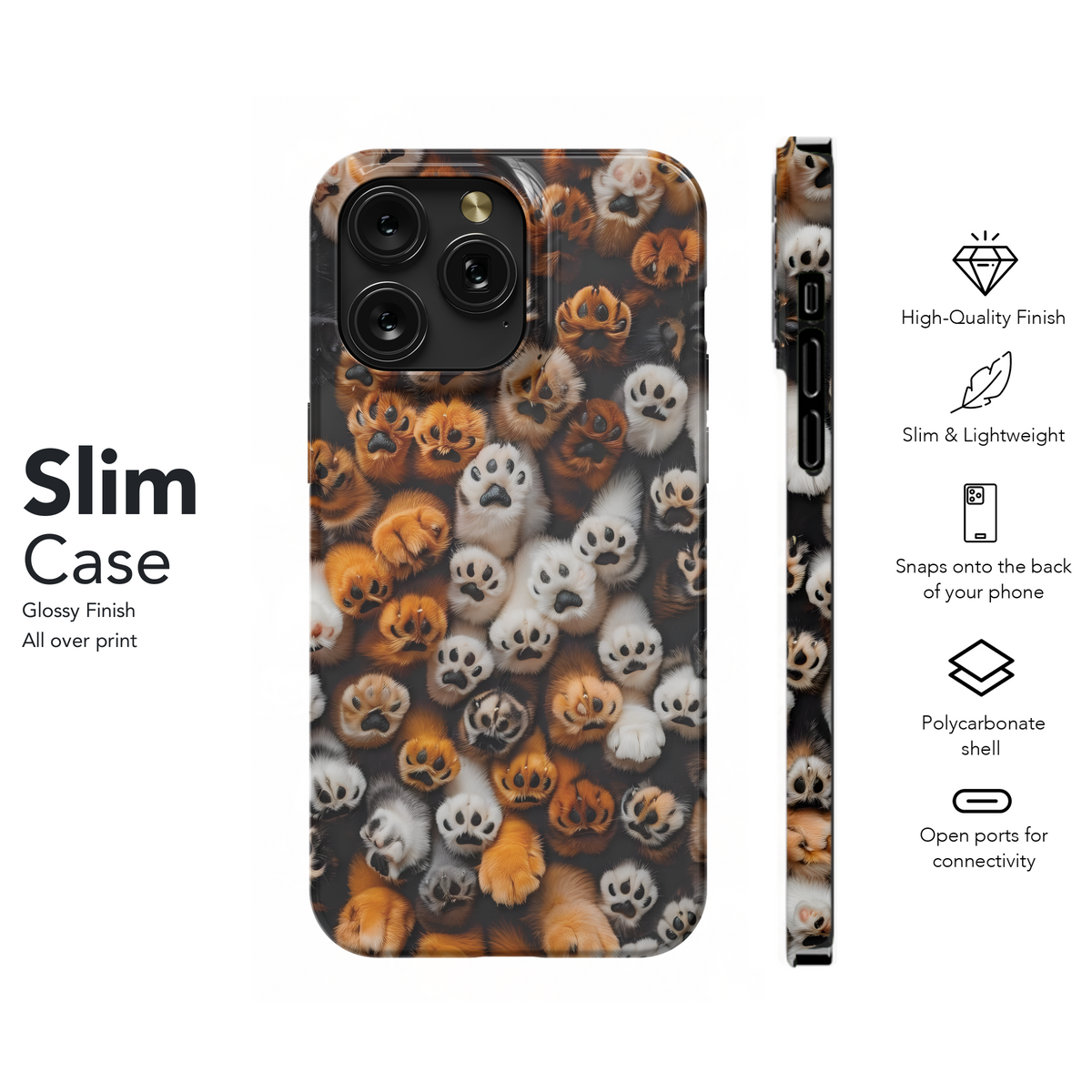 Cute Paws Overload
 Phone Case iPhone Samsung Cover Pixel 4156 - Image 7