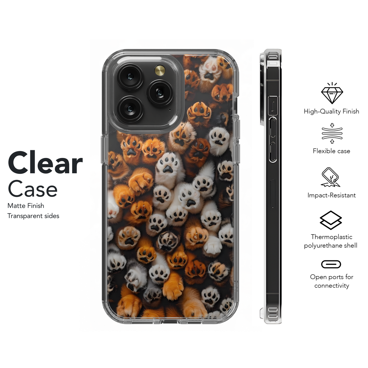 Cute Paws Overload
 Phone Case iPhone Samsung Cover Pixel 4156 - Image 8