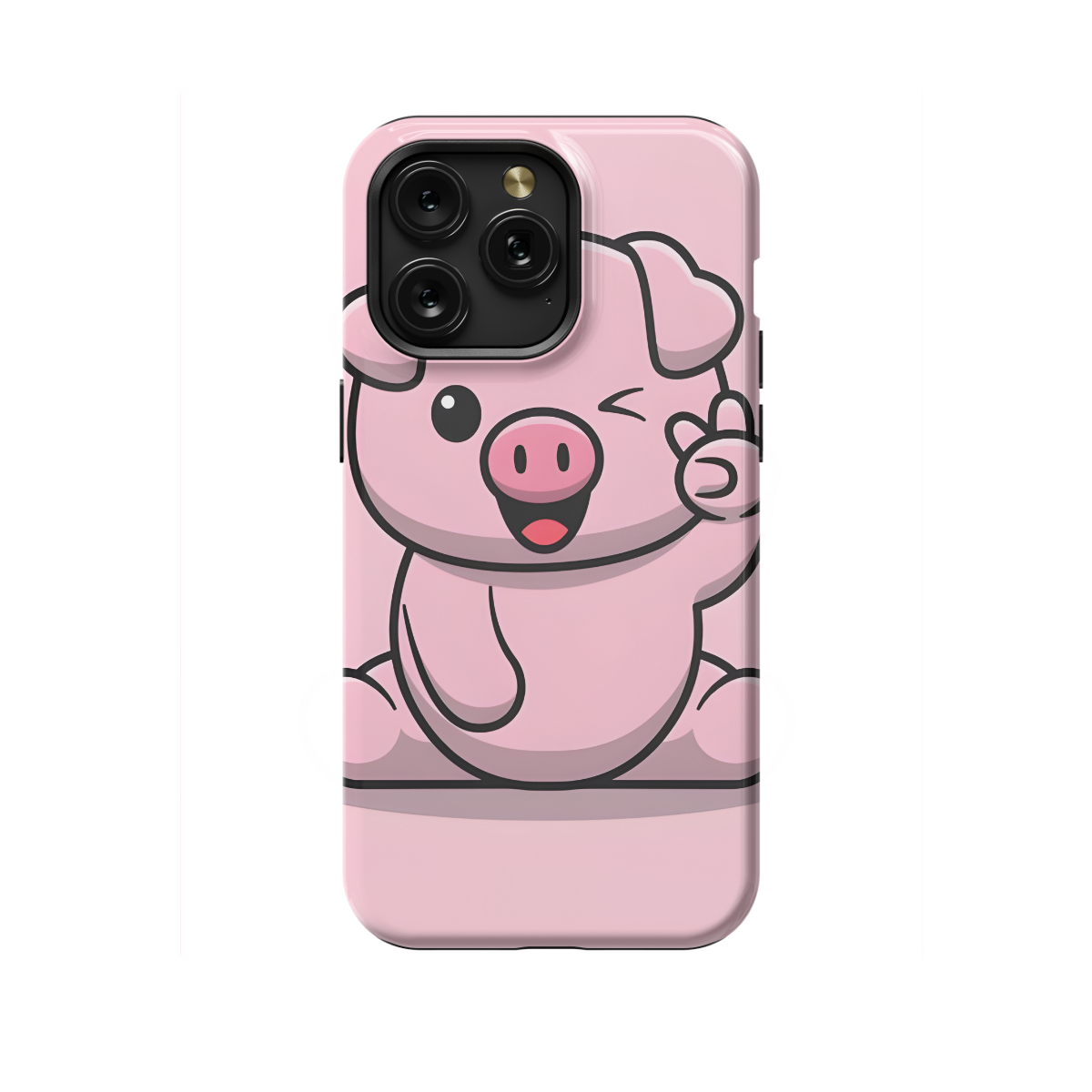 Cute pig Phone Case iPhone Samsung Pixel & More 514 - Image 1