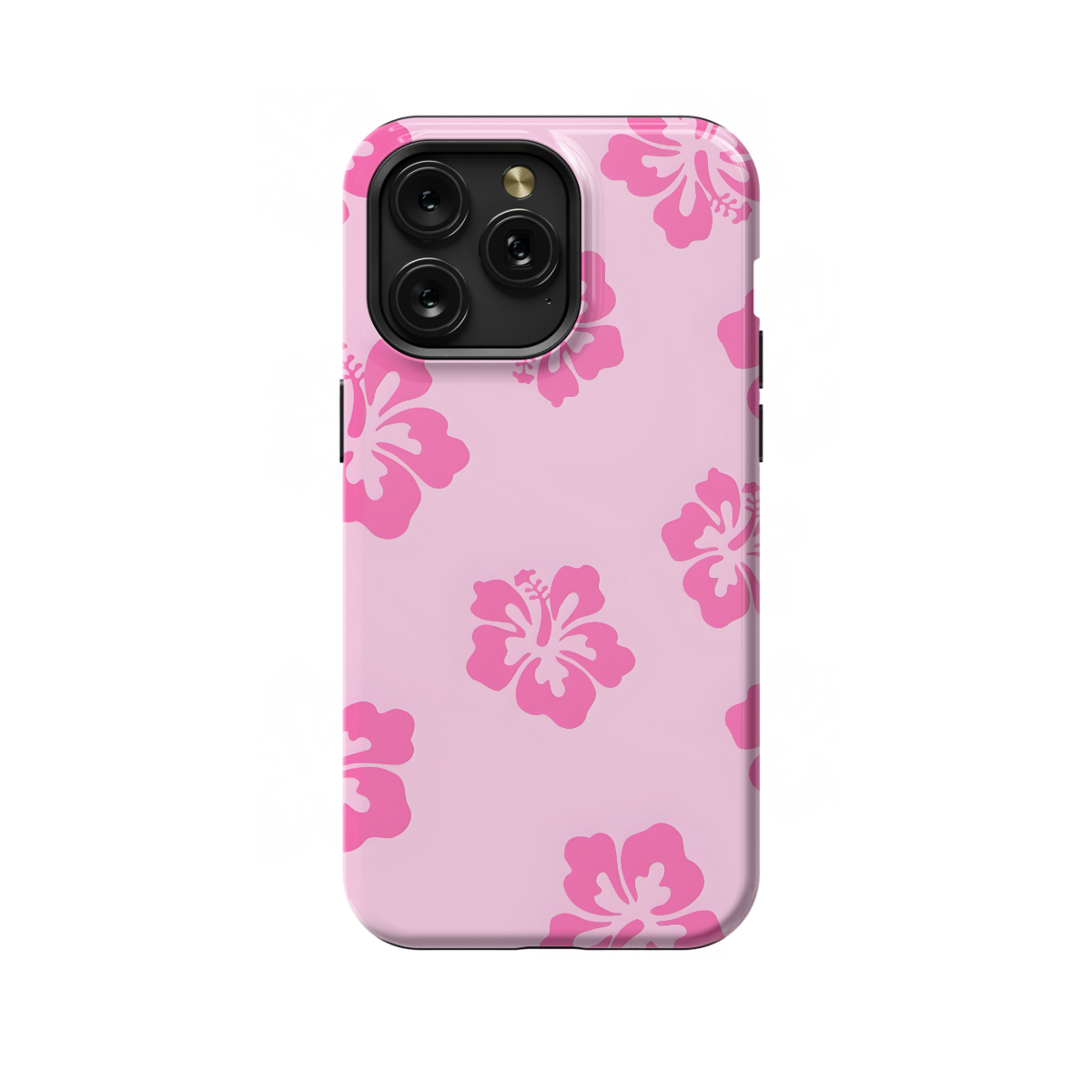 Cute Pink Flower Y2K Hibiscus Phone Case iPhone Samsung Cover Pixel 1350 - Image 1