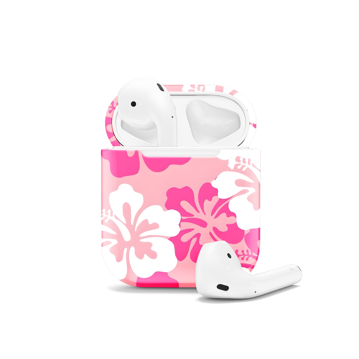 Cute Preppy Flower Y2K Hibiscus AirPods Case AirPods Pro AirPods Pro 2 AirPods 3 AirPods 2 Glossy 1478 - Image 1