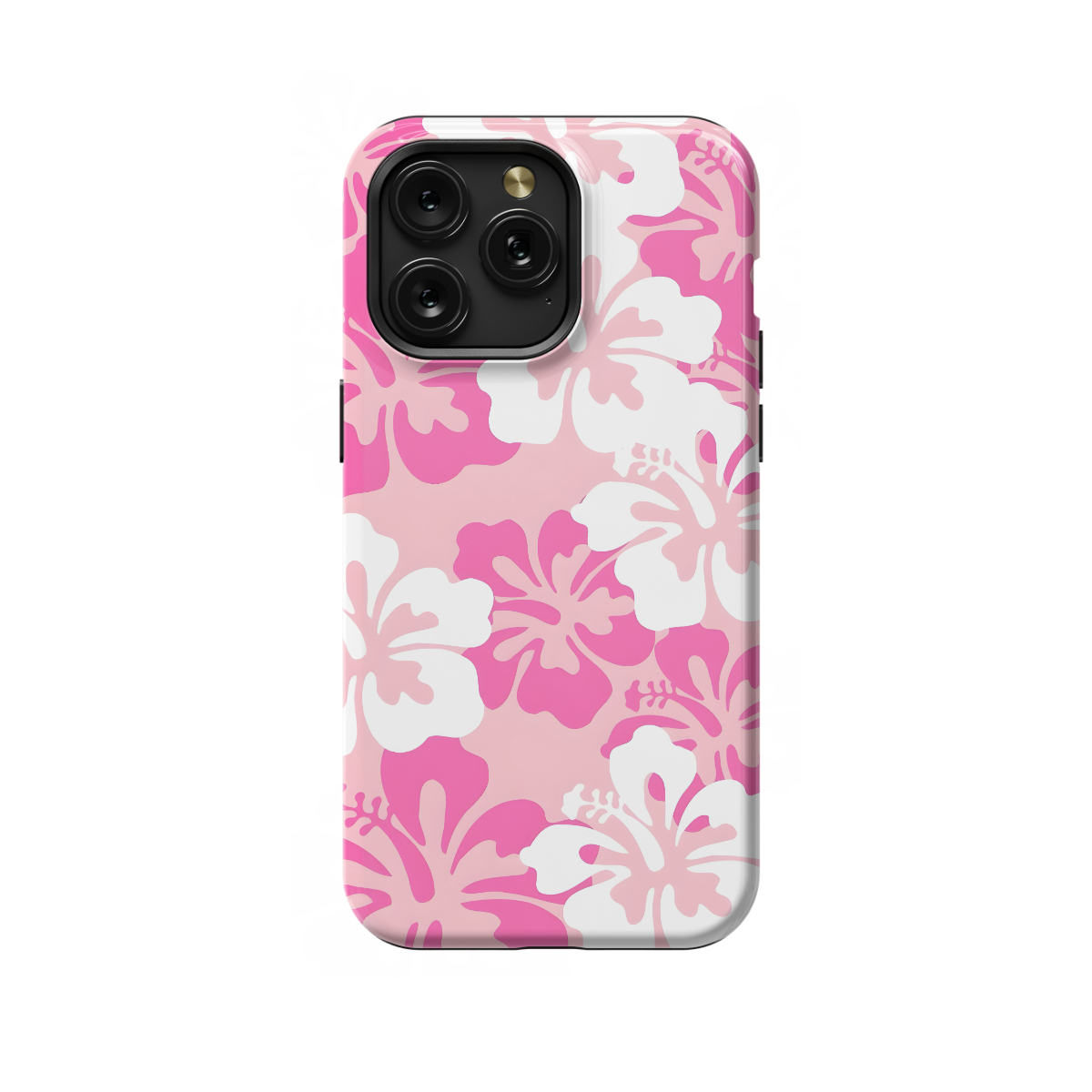 Cute Preppy Flower Y2K Hibiscus Phone Case iPhone Samsung Cover Pixel 1352 - Image 1