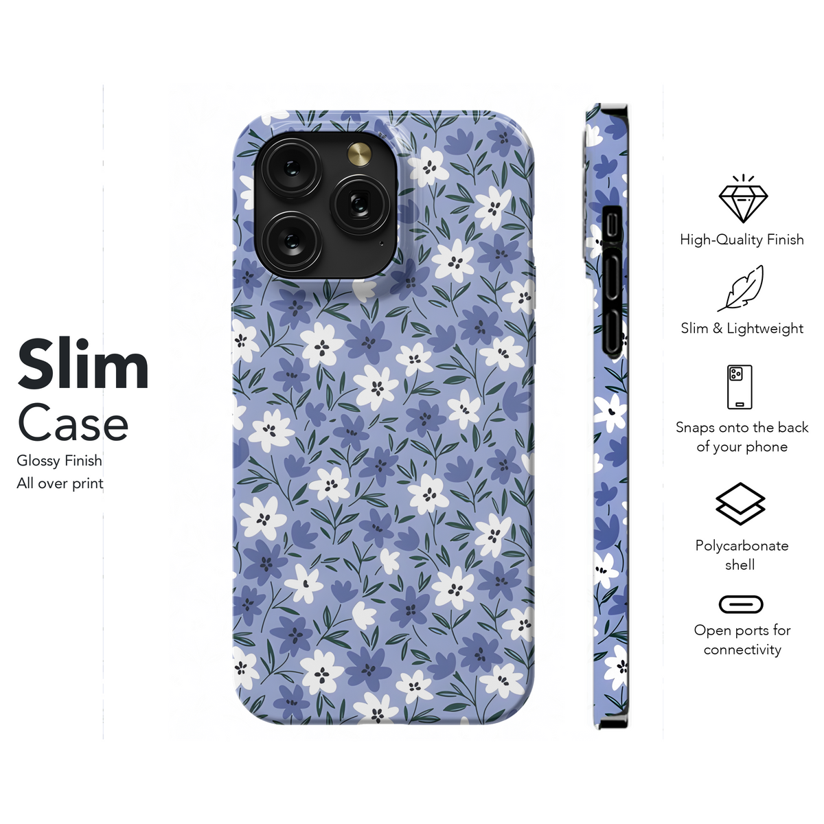 Cute Small Flower Floral Print Phone Case iPhone Samsung Cover Pixel 2364 - Image 7