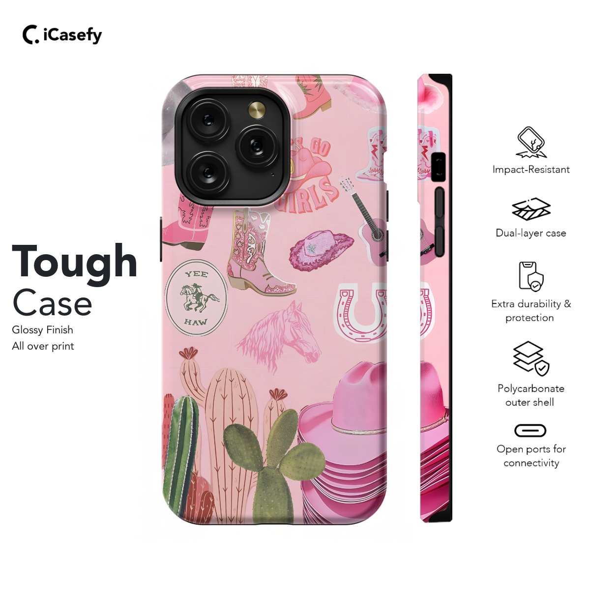 Cute Western Cowgirl Aesthetic Phone Case iPhone Samsung Pixel & More 123 - Image 5