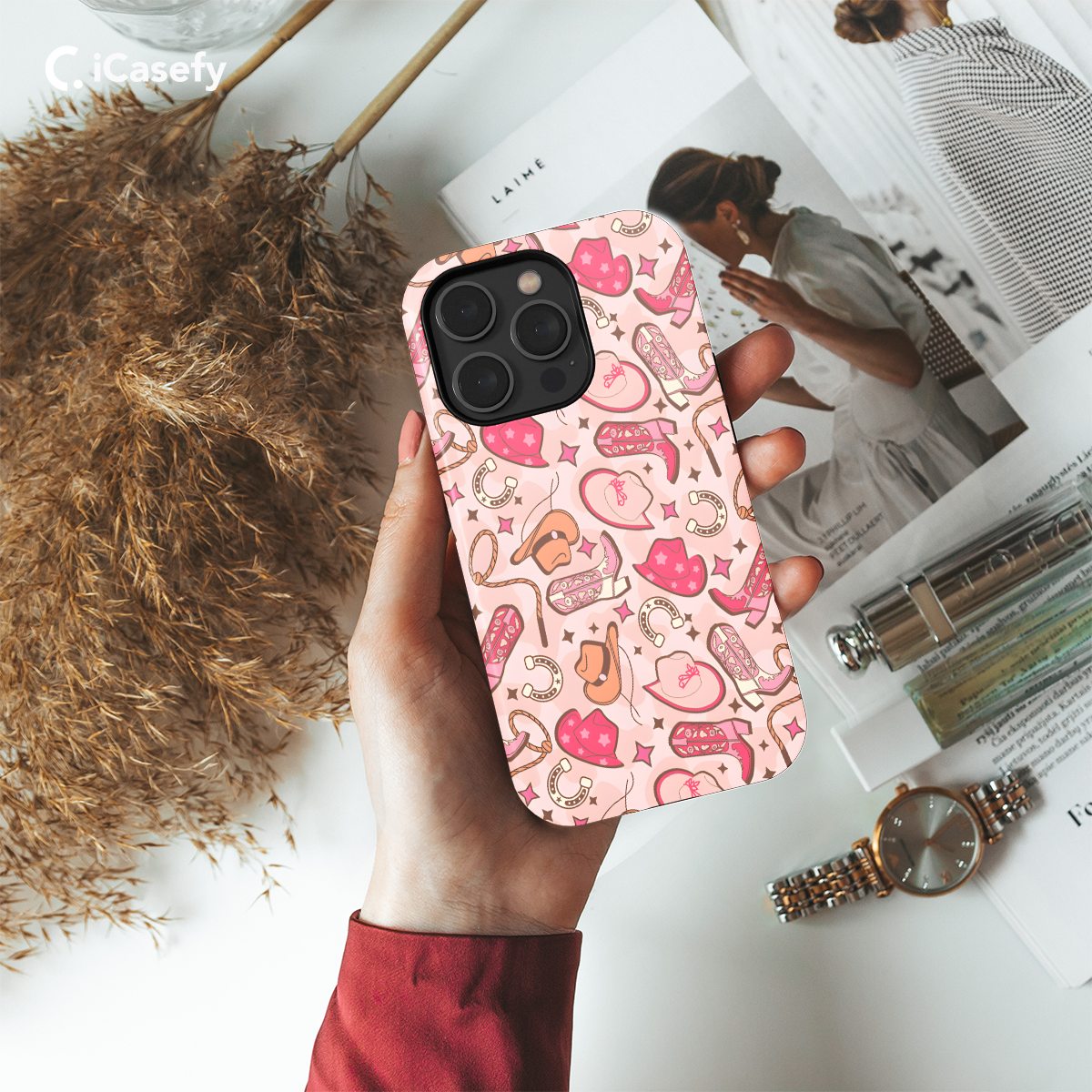 Cute Western Cowgirl Phone Case iPhone Samsung Pixel & More 124 - Image 2