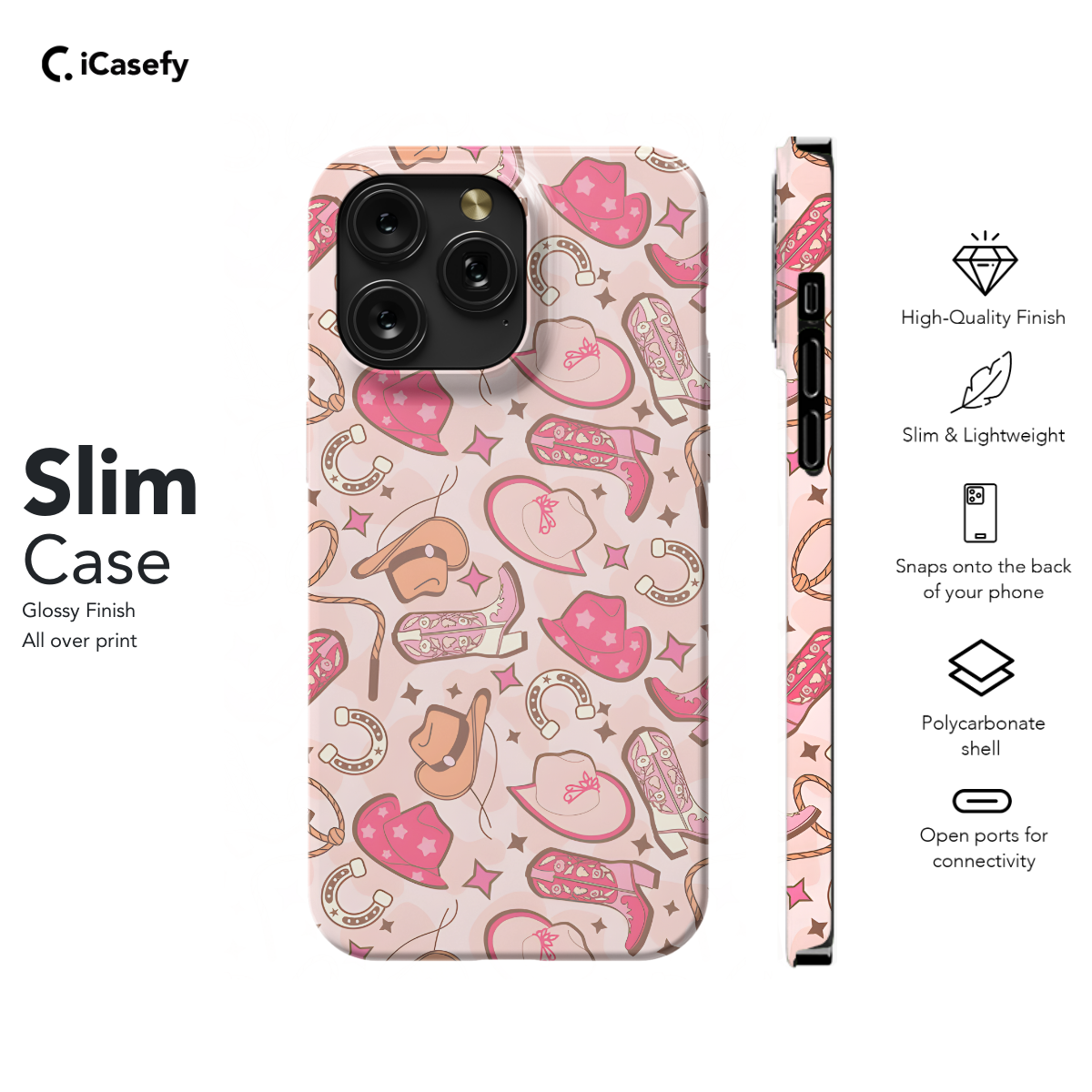 Cute Western Cowgirl Phone Case iPhone Samsung Pixel & More 124 - Image 6