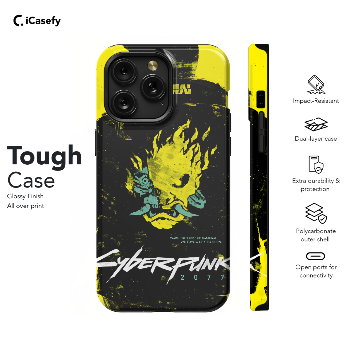 Cyberpunk 2077 Phone Case iPhone Samsung Cover Pixel 717 - Image 5