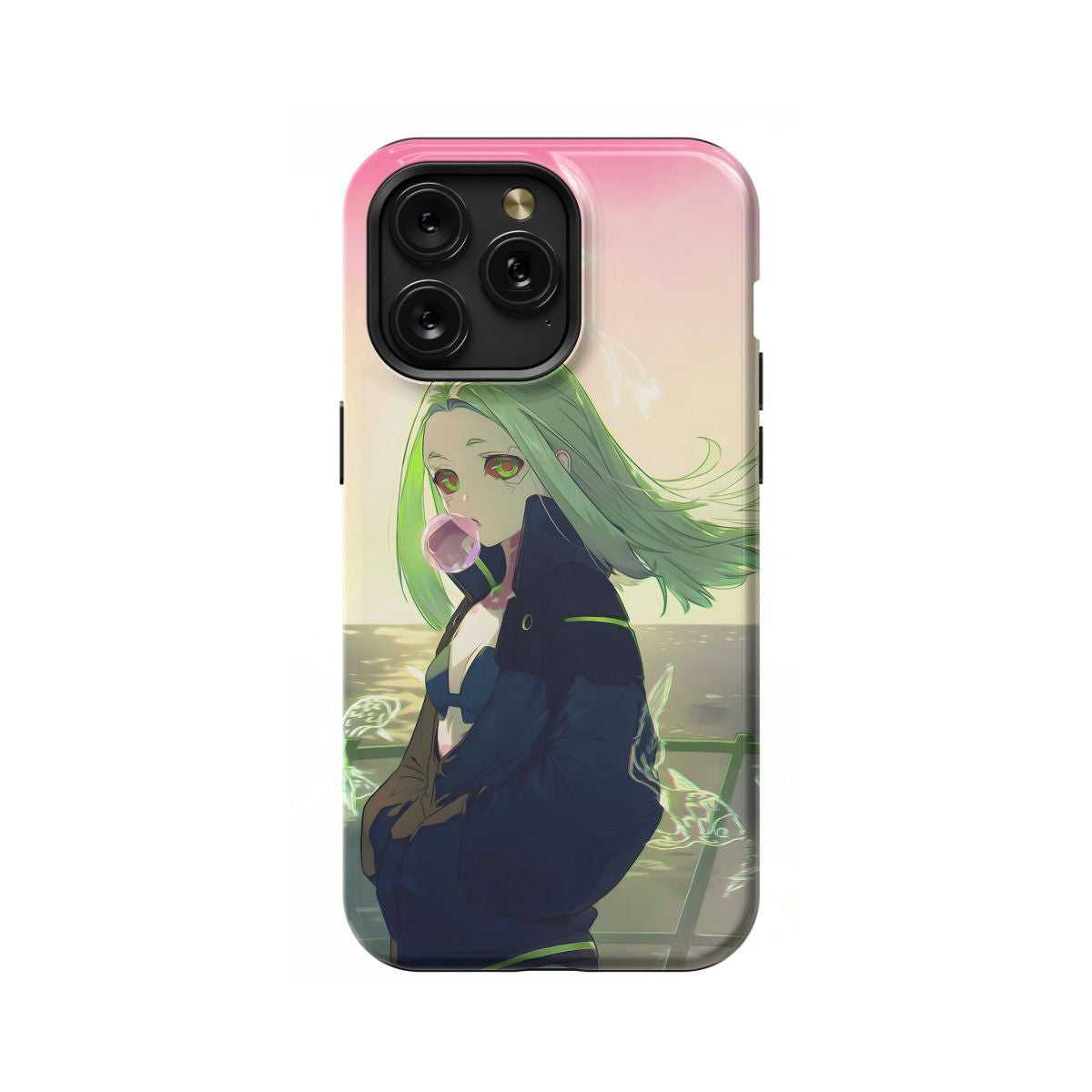 Cyberpunk Anime Rebecca Japanese Manga Phone Case iPhone Samsung Pixel & More #294 - Image 1