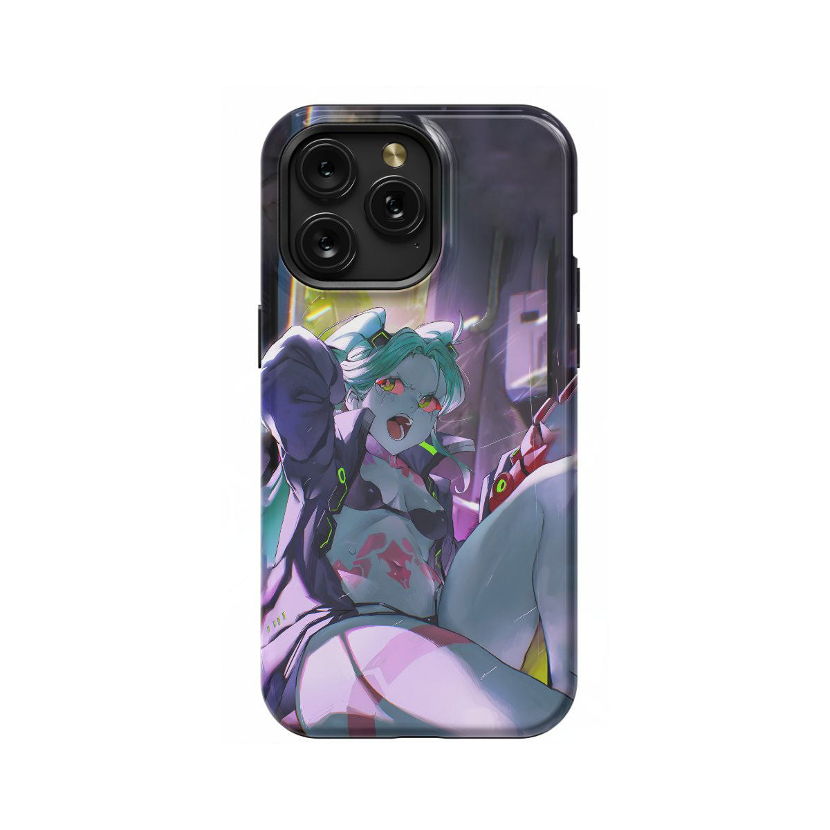 Cyberpunk Anime Rebecca Japanese Manga Phone Case iPhone Samsung Pixel & More #47 - Image 1