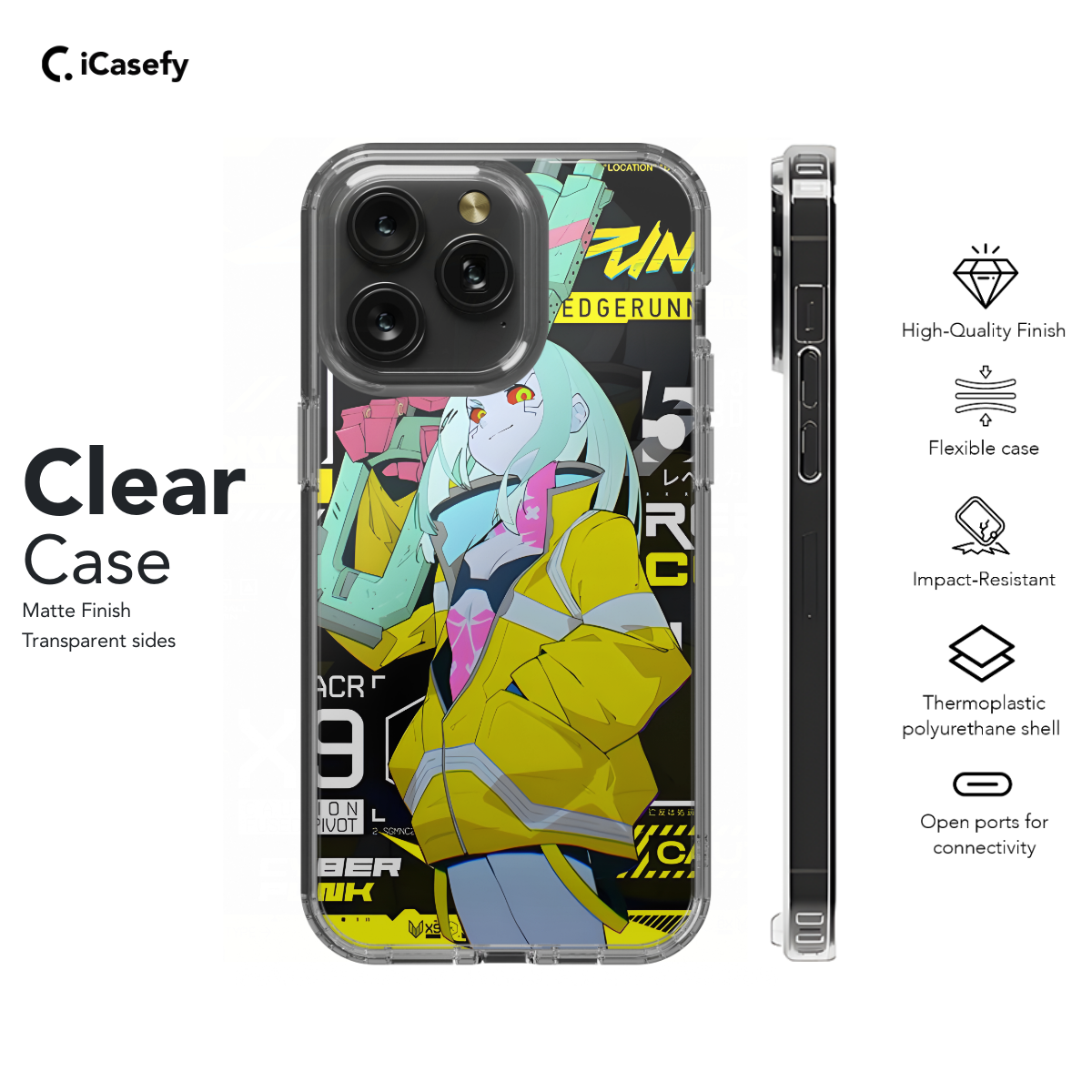 Cyberpunk Edgerunners Anime Rebecca Phone Case iPhone Samsung Cover Pixel 688 - Image 7