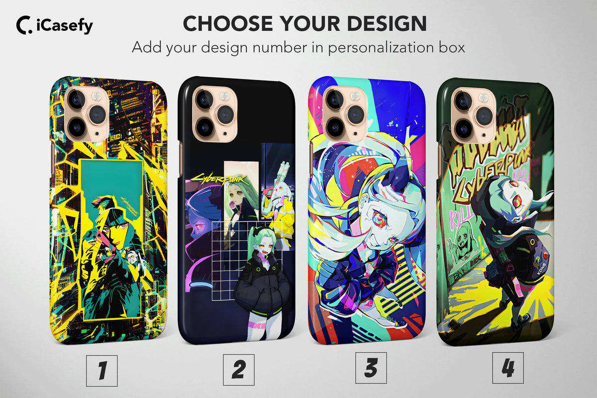 Cyberpunk Phone Case Anime Rebecca Japanese Manga Cover - Image 1