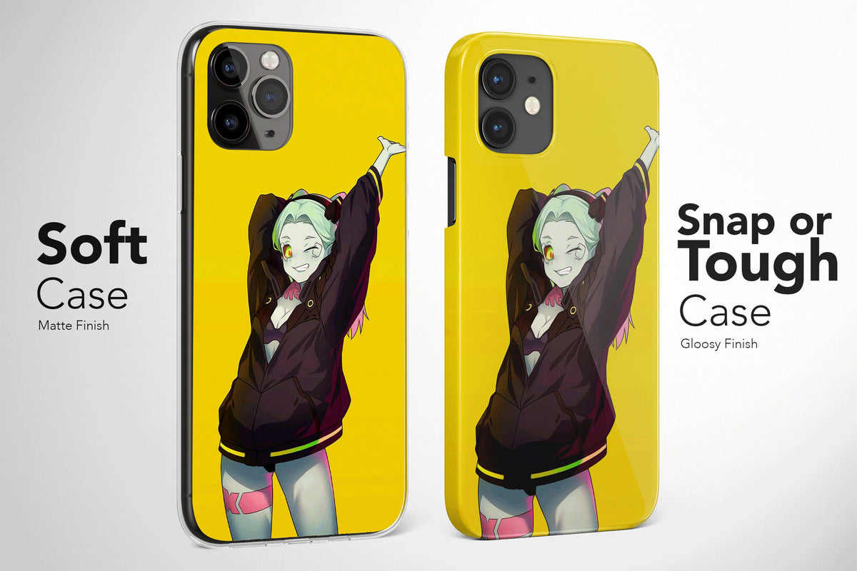 Cyberpunk Phone Case Anime Rebecca Japanese Manga - Image 3