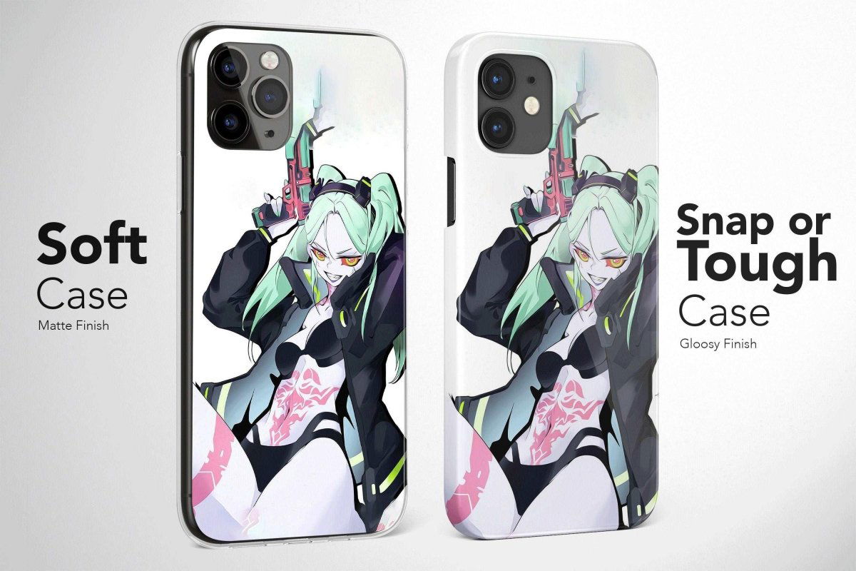 Cyberpunk Phone Case Anime Rebecca Japanese Manga - Image 2