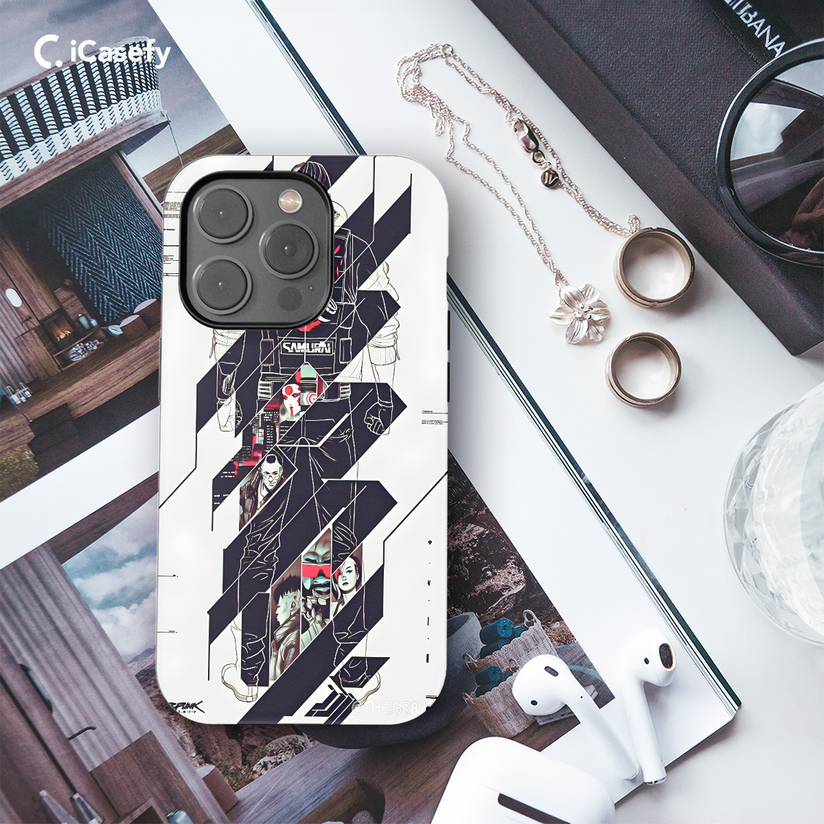 Cyberpunk Phone Case iPhone Samsung Cover Pixel 718 - Image 3