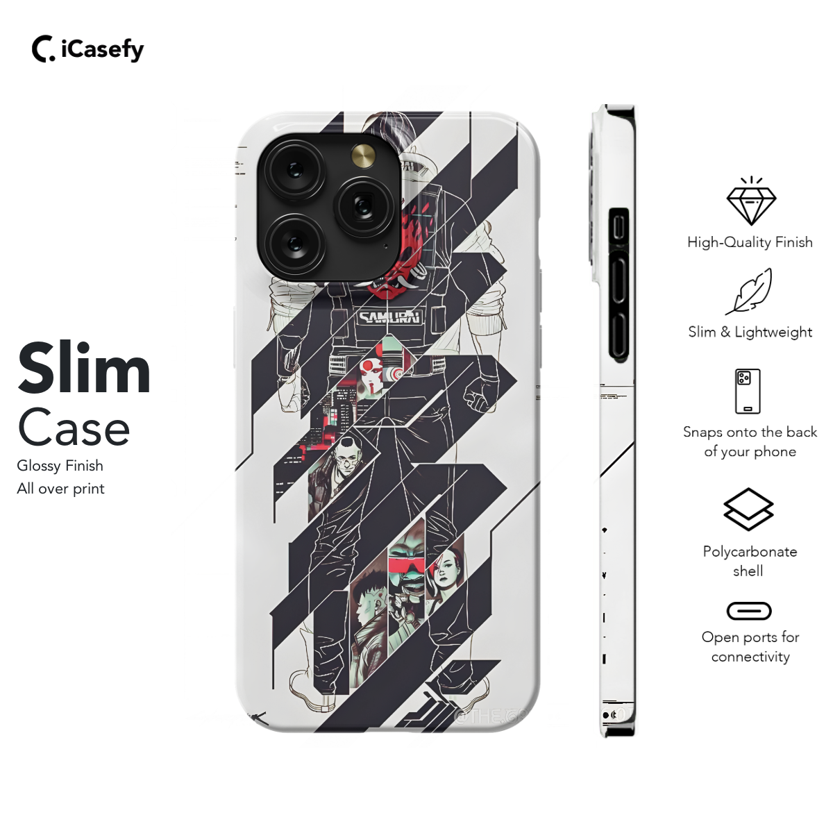 Cyberpunk Phone Case iPhone Samsung Cover Pixel 718 - Image 6