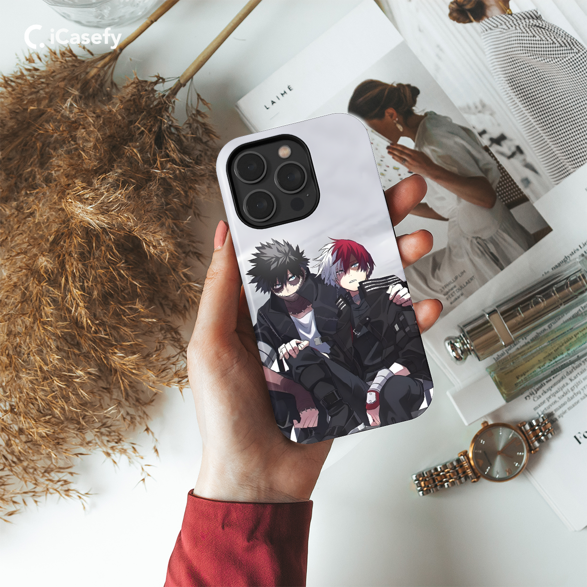 Dabi and Shoto Phone Case iPhone Samsung Cover Pixel 733 - Image 2