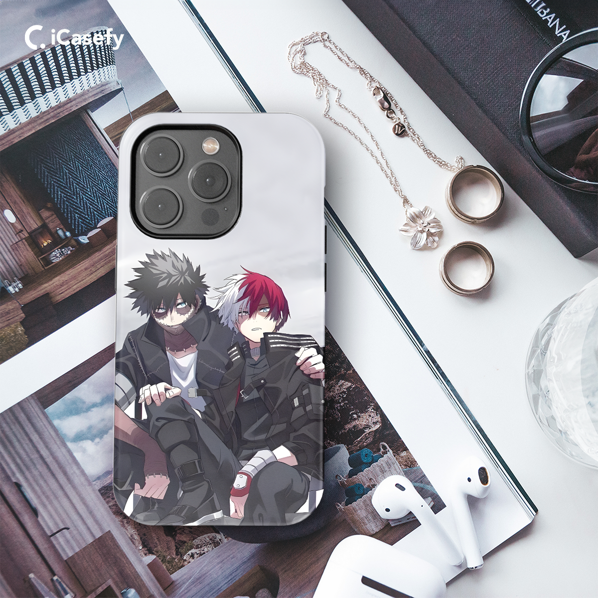 Dabi and Shoto Phone Case iPhone Samsung Cover Pixel 733 - Image 3