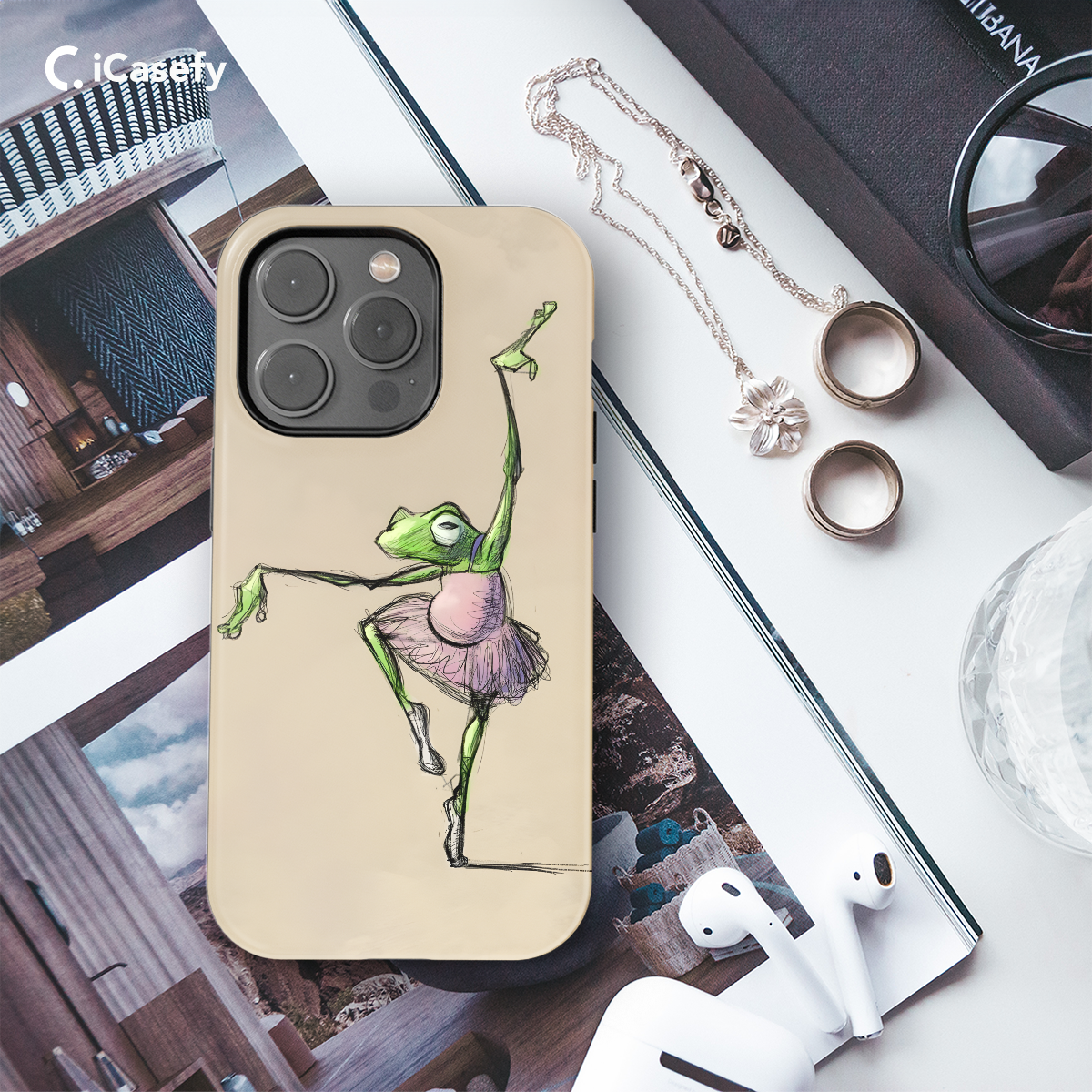 Dancing frog Phone Case iPhone Samsung Pixel & More 299 - Image 3