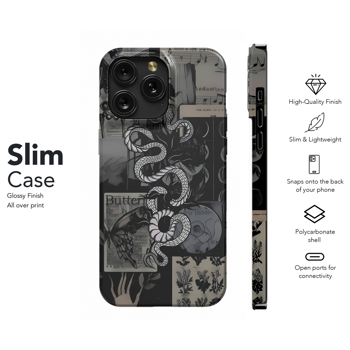 Dark Academia Serpent
 Phone Case iPhone Samsung Cover Pixel 4083 - Image 7