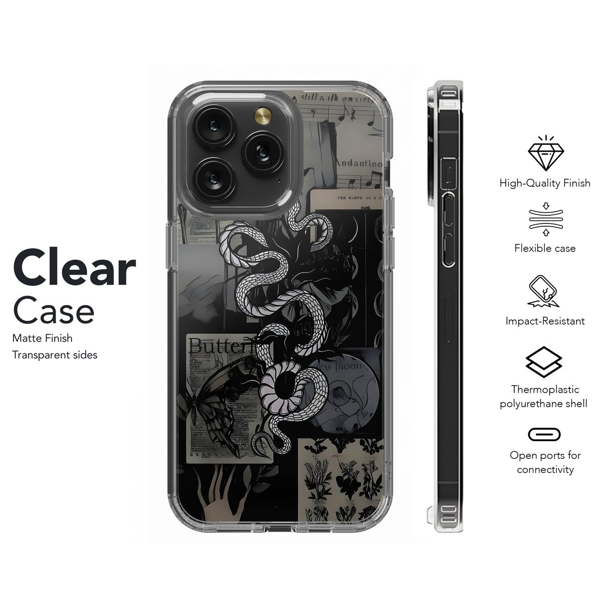 Dark Academia Serpent
 Phone Case iPhone Samsung Cover Pixel 4083 - Image 8