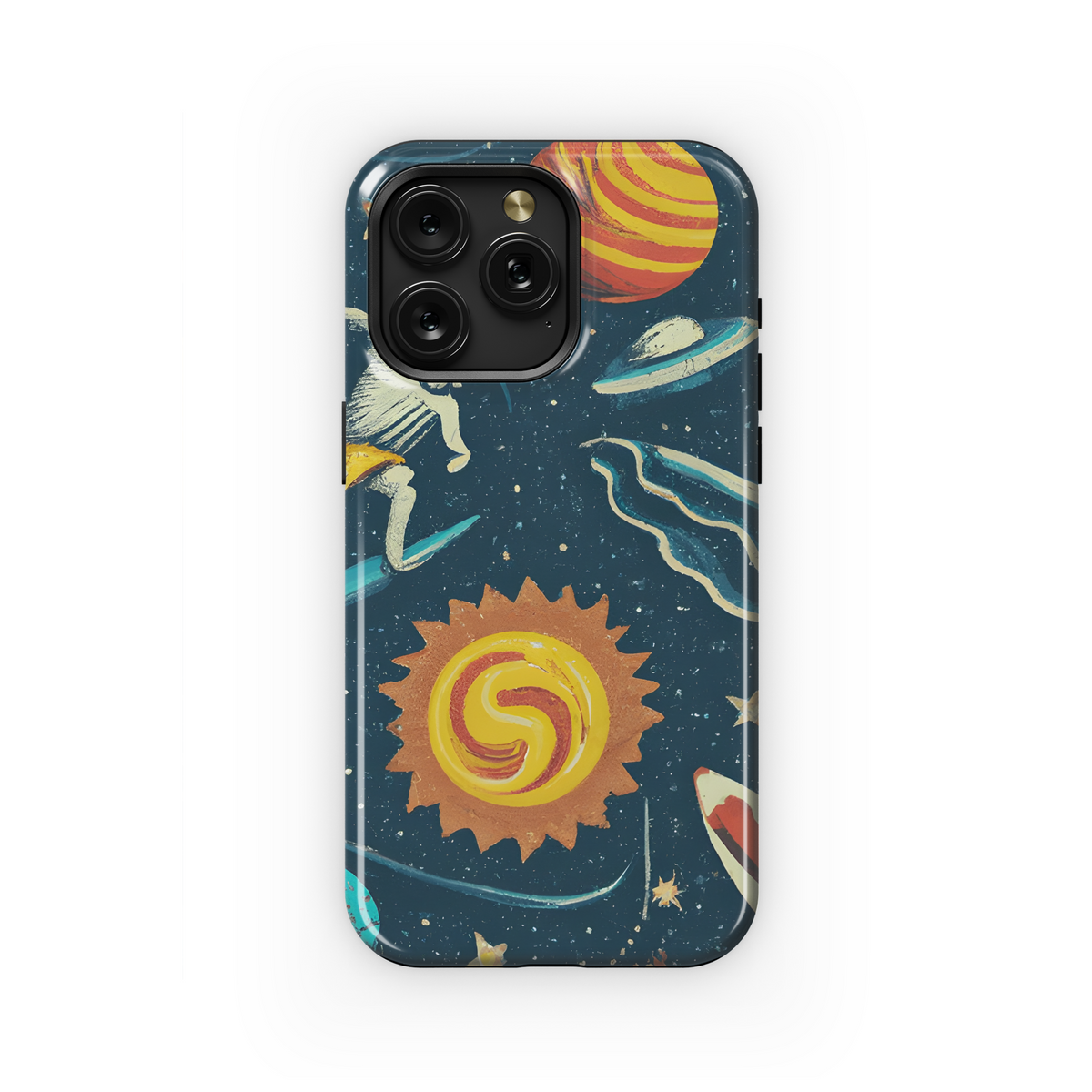 Dark Space Surf Phone Case iPhone Samsung Cover Pixel 3768 - Image 1