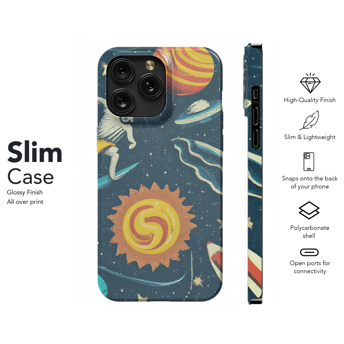 Dark Space Surf Phone Case iPhone Samsung Cover Pixel 3768 - Image 7