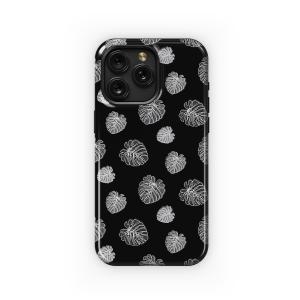 Dark Tropical Monstera Pattern Phone Case iPhone Samsung Cover Pixel 5229 - Image 1