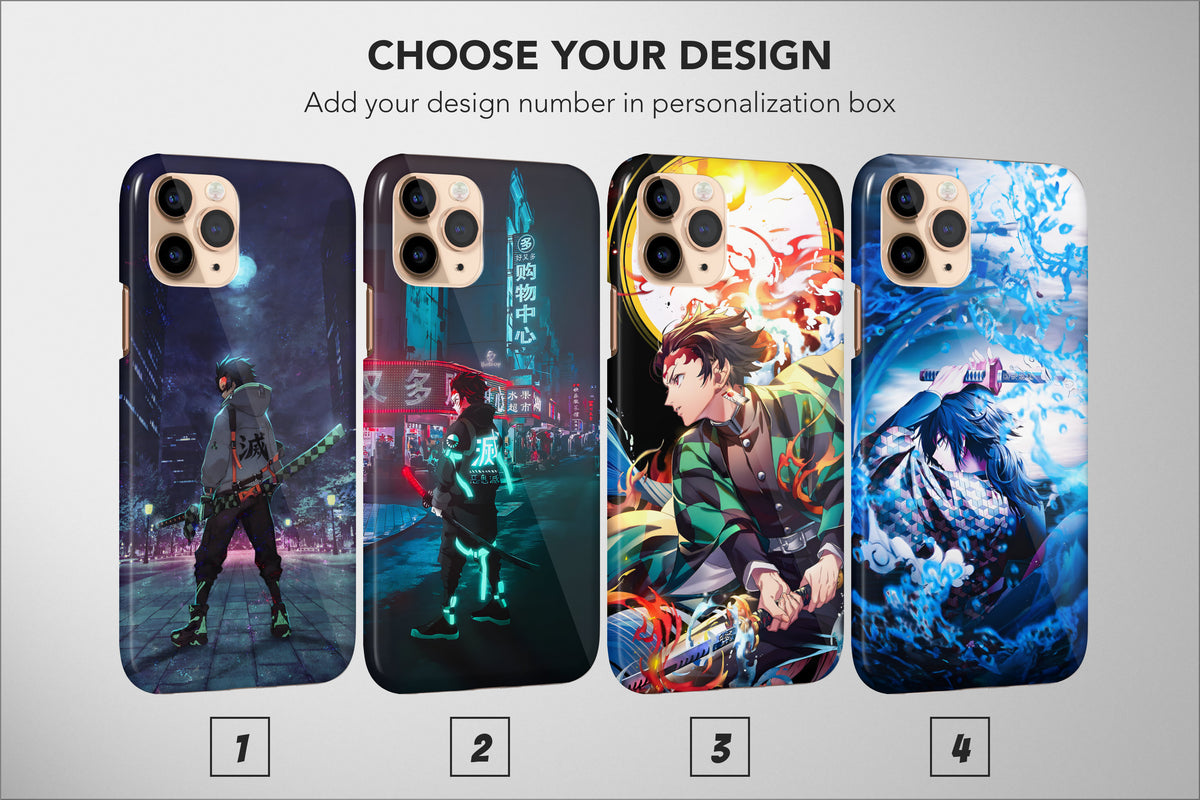 Demon S. Manga Anime Phone Case - Image 1