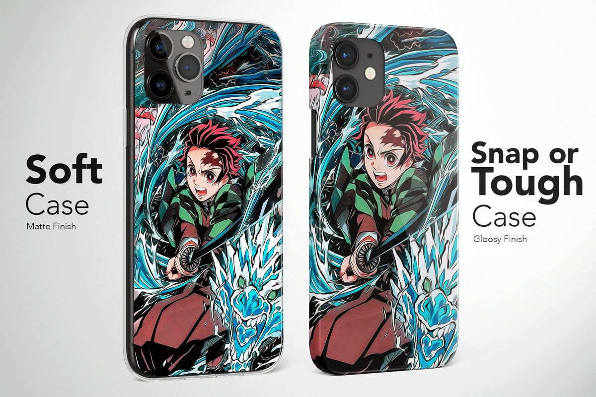 Demon S. Manga Anime Phone Case - Image 2