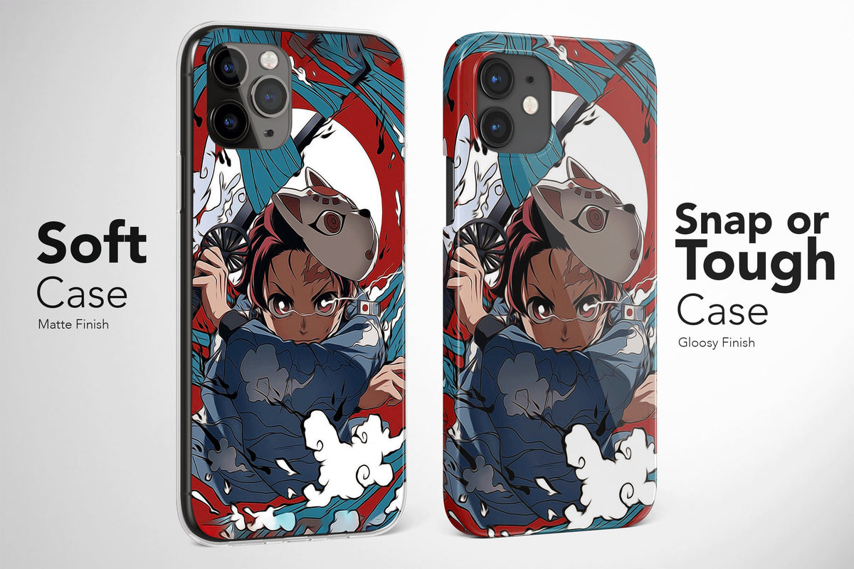 Demon S. Manga Anime Phone Case - Image 3