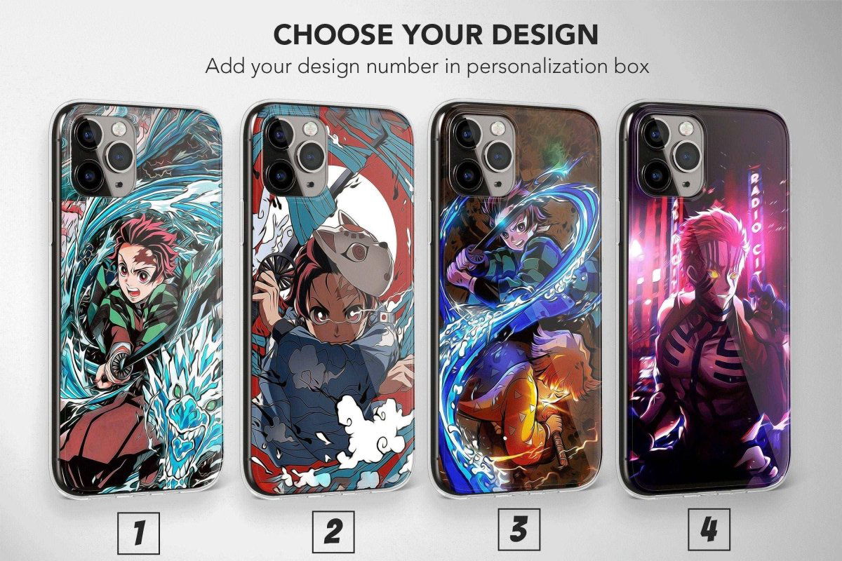 Demon S. Manga Anime Phone Case - Image 1