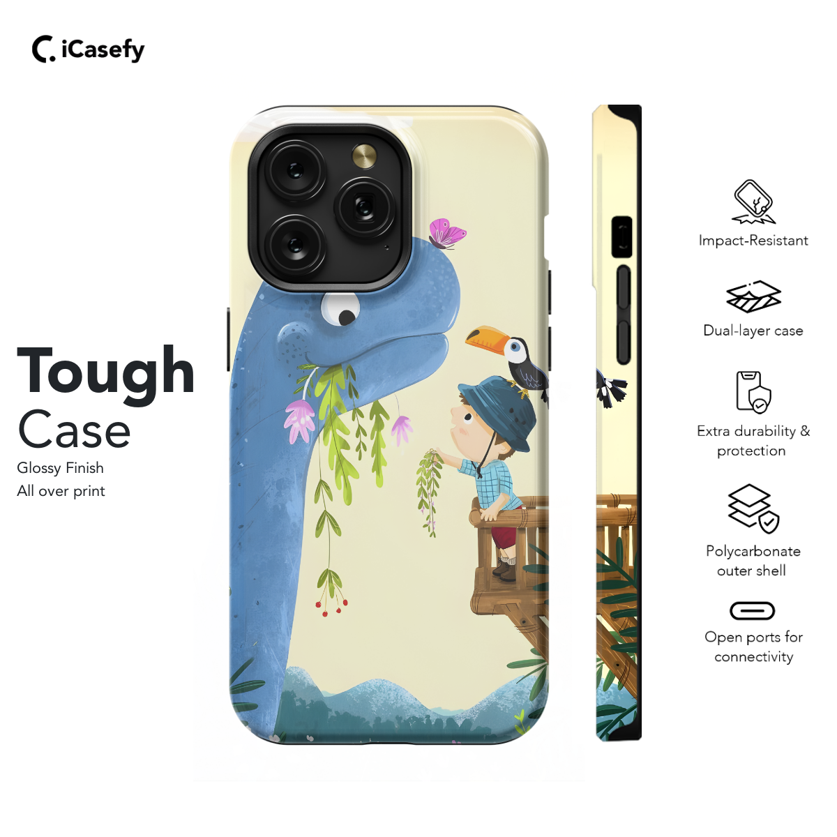 Dinosaur  Phone Case iPhone Samsung Cover Pixel 1253 - Image 5