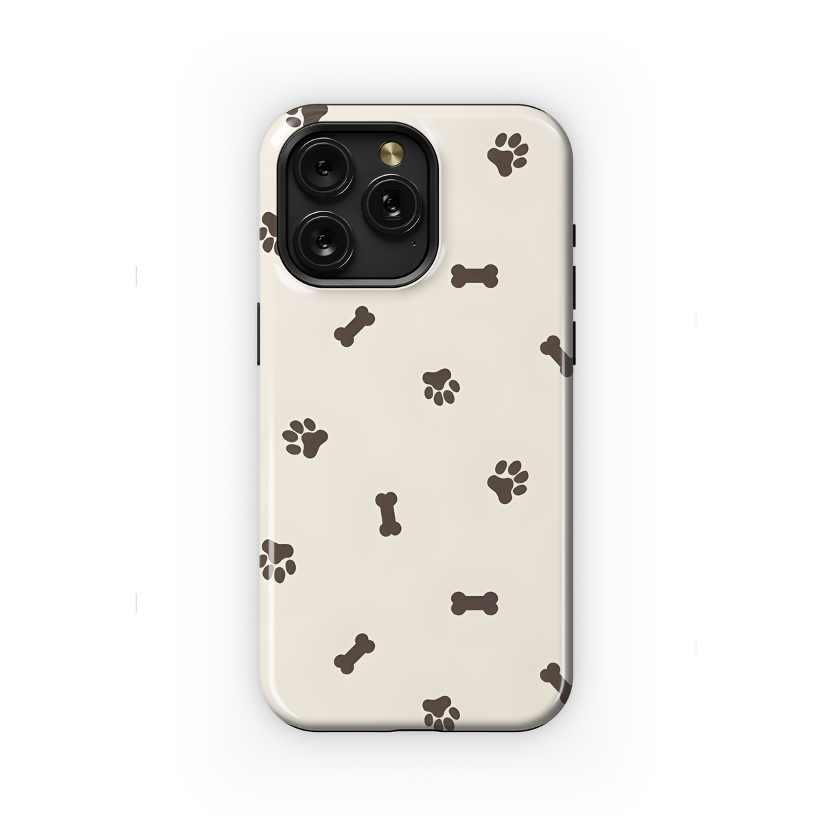 Dog Paw Bone Pattern Phone Case iPhone Samsung Cover Pixel 2180 - Image 1