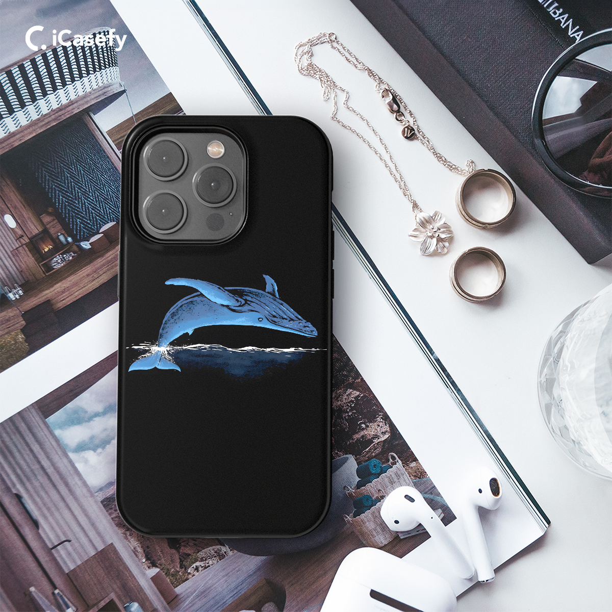 Dolphin Phone Case iPhone Samsung Pixel & More 501 - Image 3