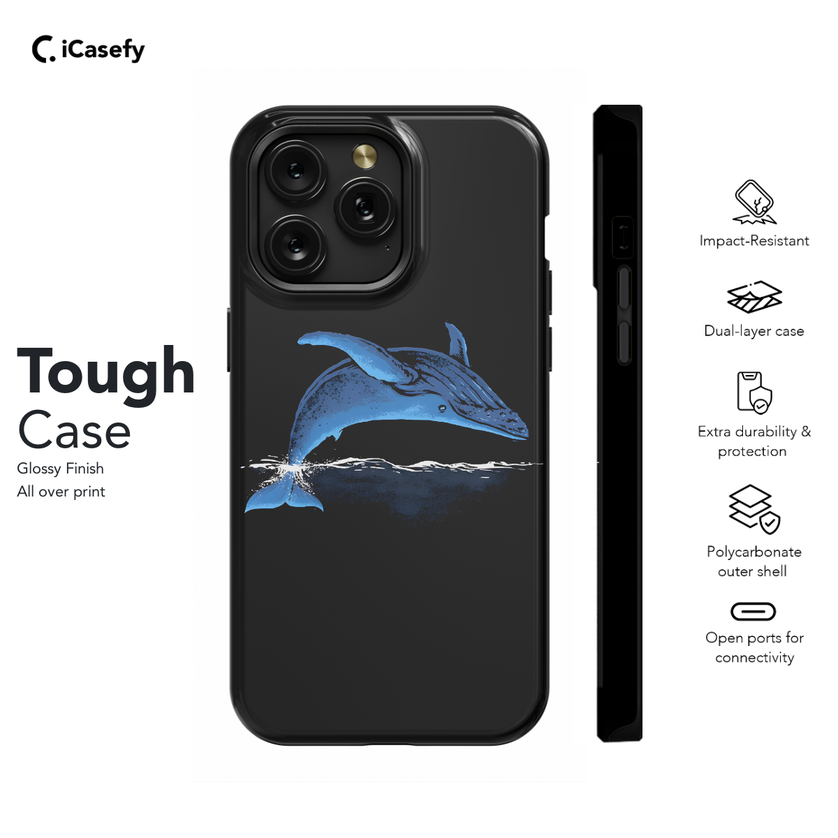 Dolphin Phone Case iPhone Samsung Pixel & More 501 - Image 5