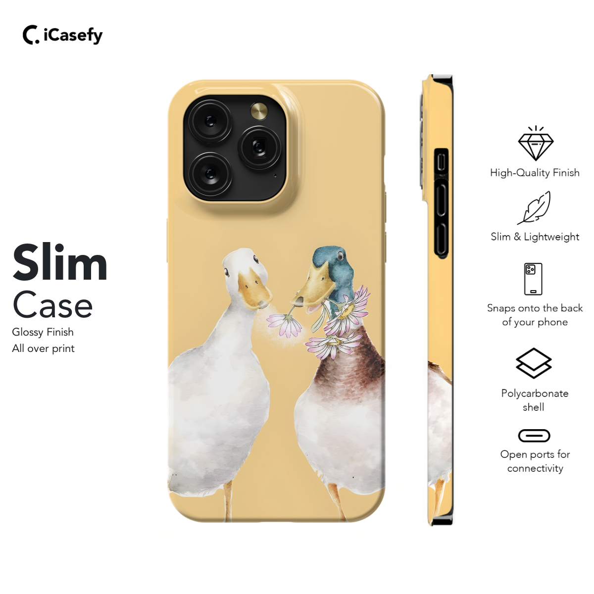 Duck  Phone Case iPhone Samsung Pixel & More 518 - Image 6