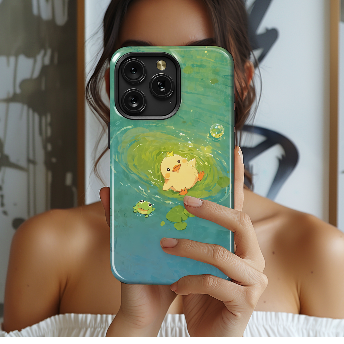 Duckling Pond Friends
 Phone Case iPhone Samsung Cover Pixel 4297 - Image 2