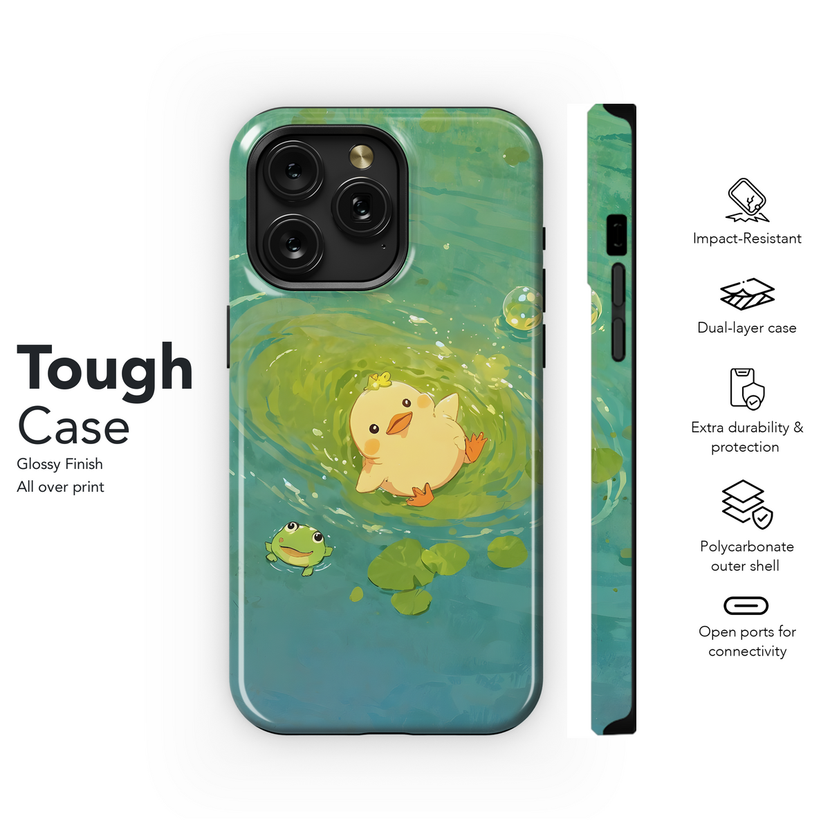 Duckling Pond Friends
 Phone Case iPhone Samsung Cover Pixel 4297 - Image 6