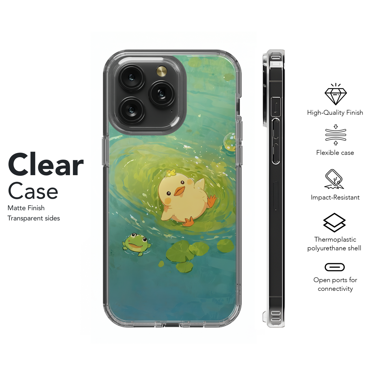 Duckling Pond Friends
 Phone Case iPhone Samsung Cover Pixel 4297 - Image 8