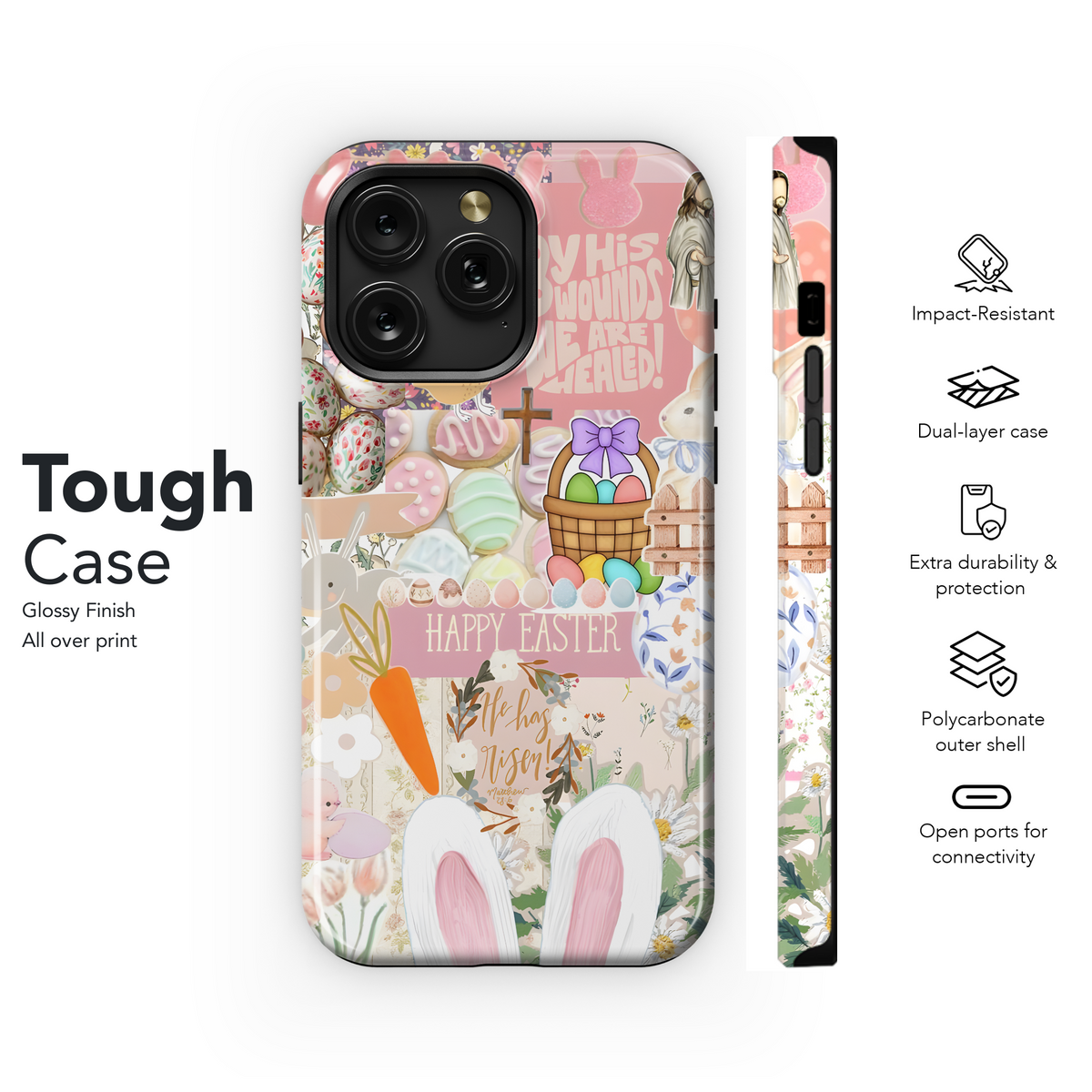 Easter Bunny Blessings
 Phone Case iPhone Samsung Cover Pixel 3989 - Image 6