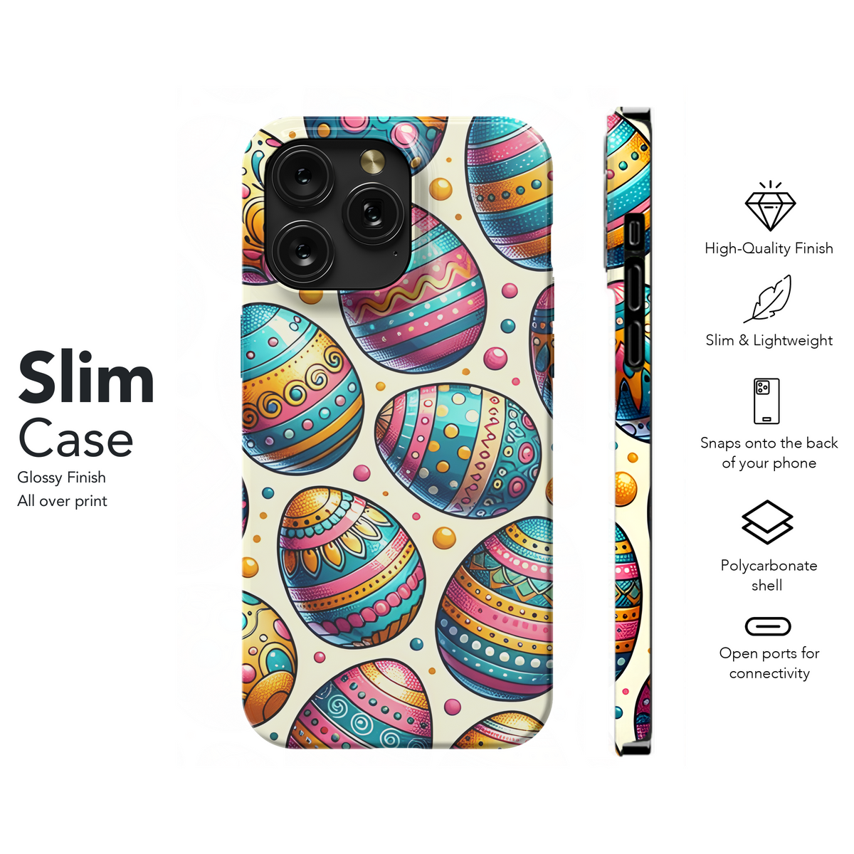 Easter Egg Mosaic Phone Case iPhone Samsung Cover Pixel 2750 - Image 7