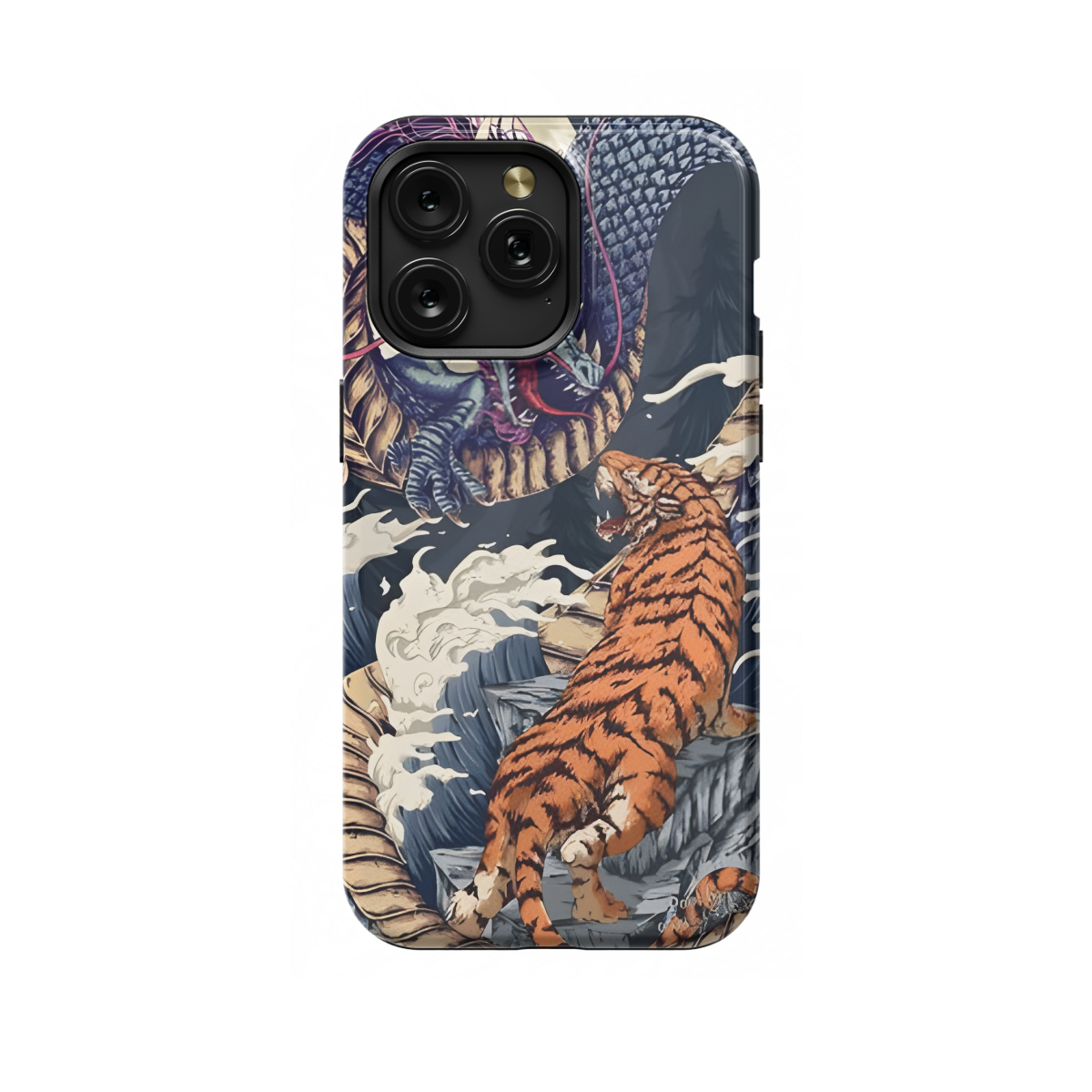 Eastern Chinese Tiger Dragon Phone Case iPhone Samsung Cover Pixel 1625 - Image 1