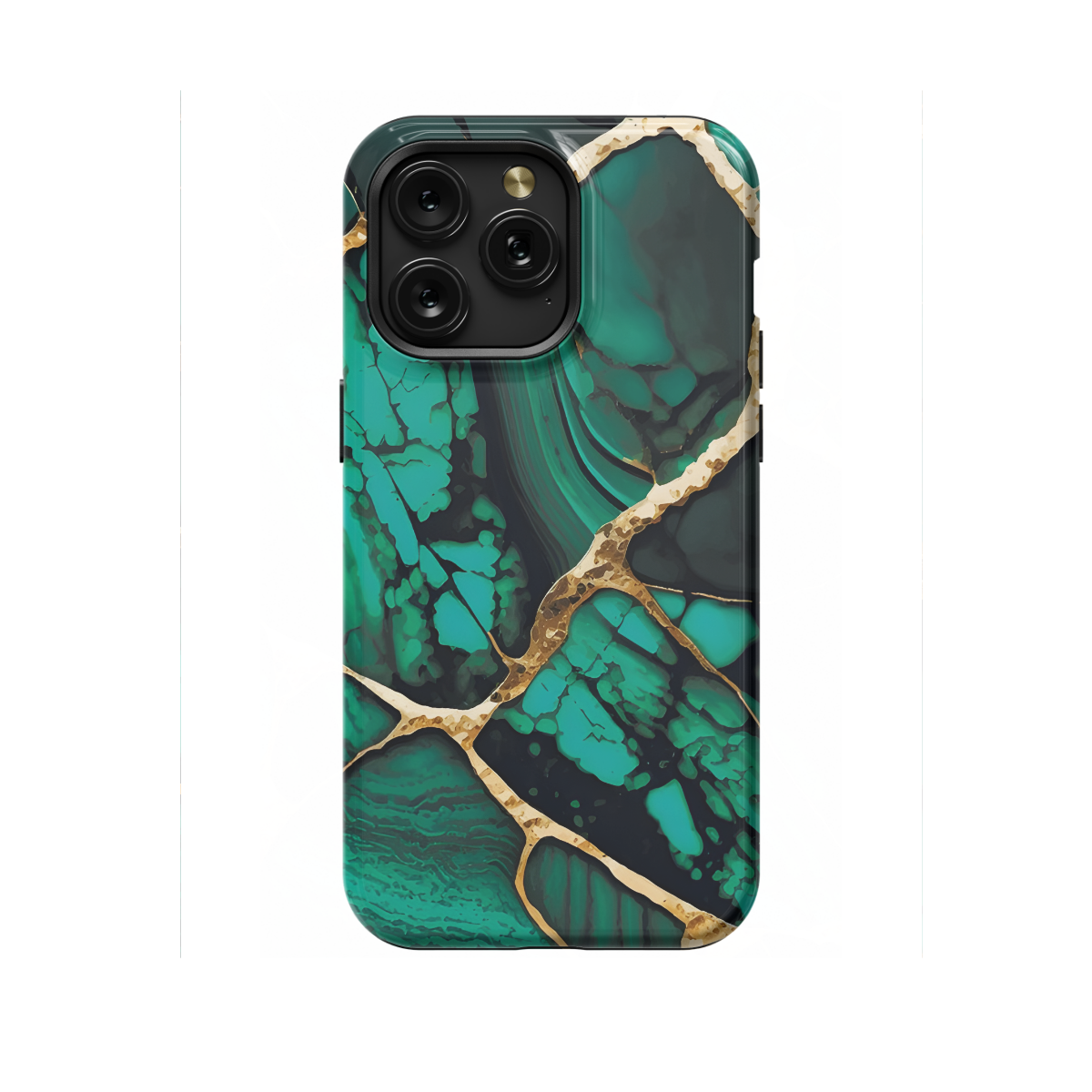 Emerald Green Marble Phone Case iPhone Samsung Cover Pixel 1396 - Image 1