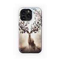 Enchanted Stag and Fawn Phone Case iPhone Samsung Cover Pixel 5082 - Image 1