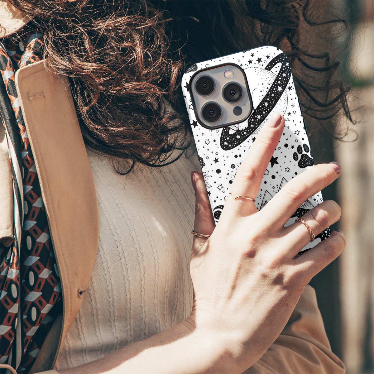 Esoteric Cat Halloween Phone Case iPhone Samsung Cover Pixel 2219 - Image 5