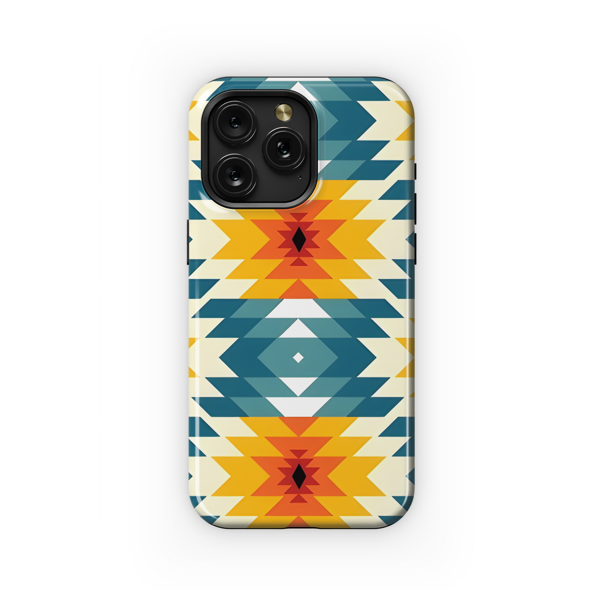 Ethnic Aztec Geometric Phone Case iPhone Samsung Cover Pixel 3196 - Image 1